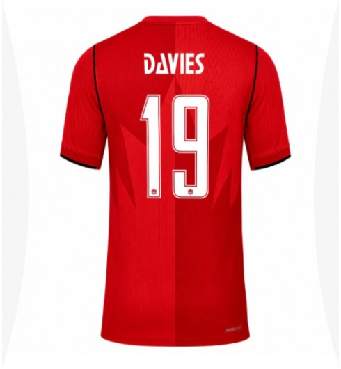 Kanada Alphonso Davies #19 Kotipaita Naisten MM-kisat 2026 Lyhythihainen Kanada Alphonso Davies #19 Kotipaita Naisten MM-kisat 2026 Lyhythihainen